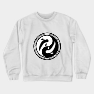 Yin and Yang (Black and White) Crewneck Sweatshirt